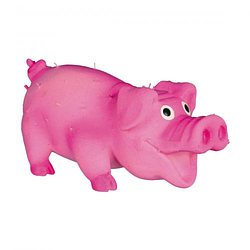 Іграшка для собак Trixie (Тріксі) Bristle Pig свинка з щетиною та пискавкою 10 см