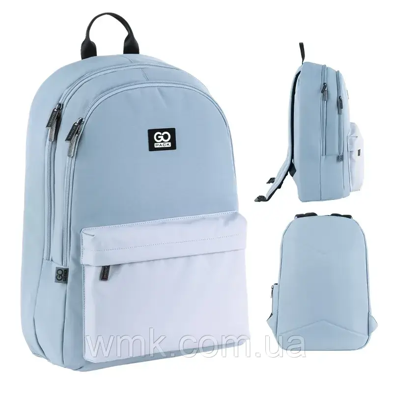 Рюкзак GoPack Education Teens GO25 140L 2 140 сіро блакитний