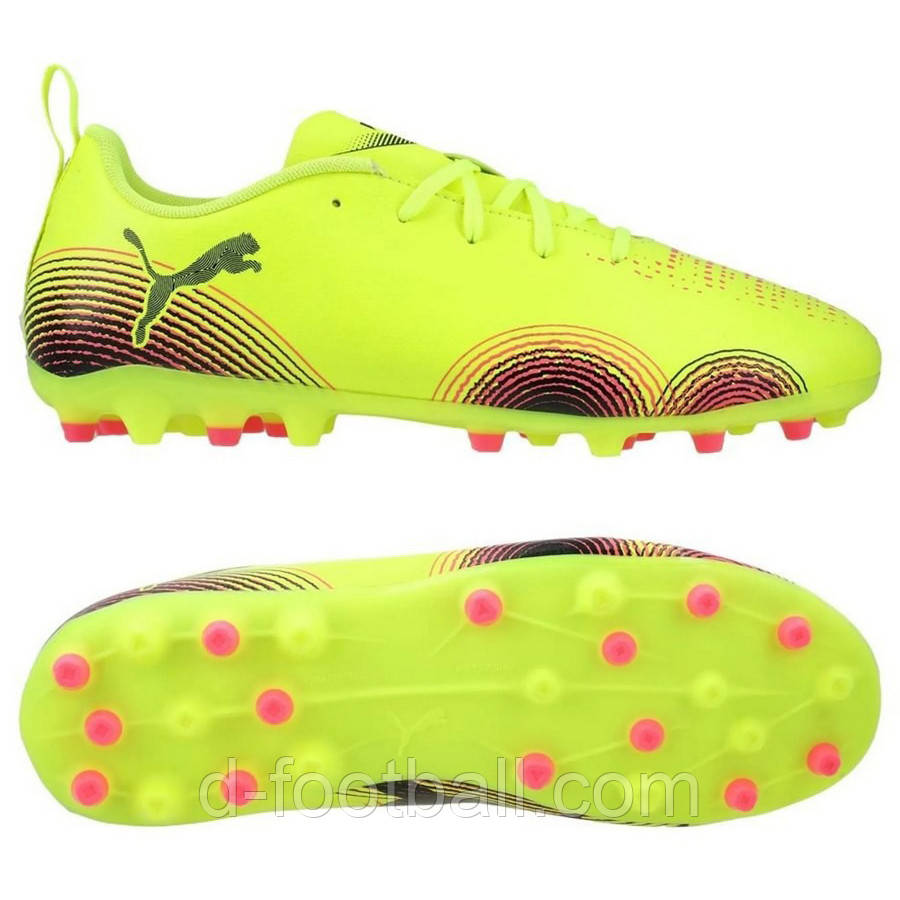 Дитячі бутси Puma Future 8 PLAY MG 108393-03, Салатовий, Розмір (EU) — 32, фото 1