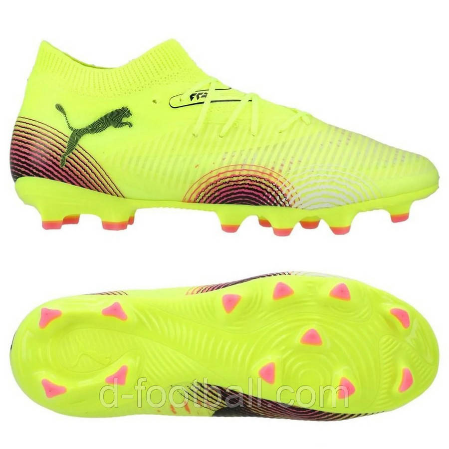 Дитячі бутси Puma Future 8 Pro FG/AG 108142-03, Салатовий, Розмір (EU) — 32