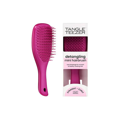 Міні-щітка для волосся Tangle Teezer The Ultimate Detangler Mini Electric Raspberry (686752), фото 1