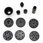 Фонтан із сонячною панеллю + Подарунок Садовий світильник Solar flame / Плаваючий фонтан для дачі / Міні фонтан, фото 4