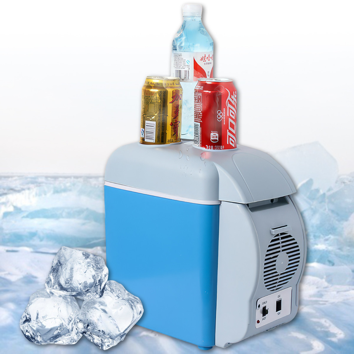 Автомобільний холодильник на 7.5 л з живленням від прикурювача Port Able Electronic, фото 1