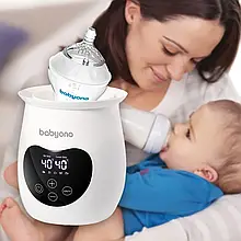 Підігрівач для пляшок та стерилізатор BabyOno Natural 2 в 1 Білий 968/01 (SB)