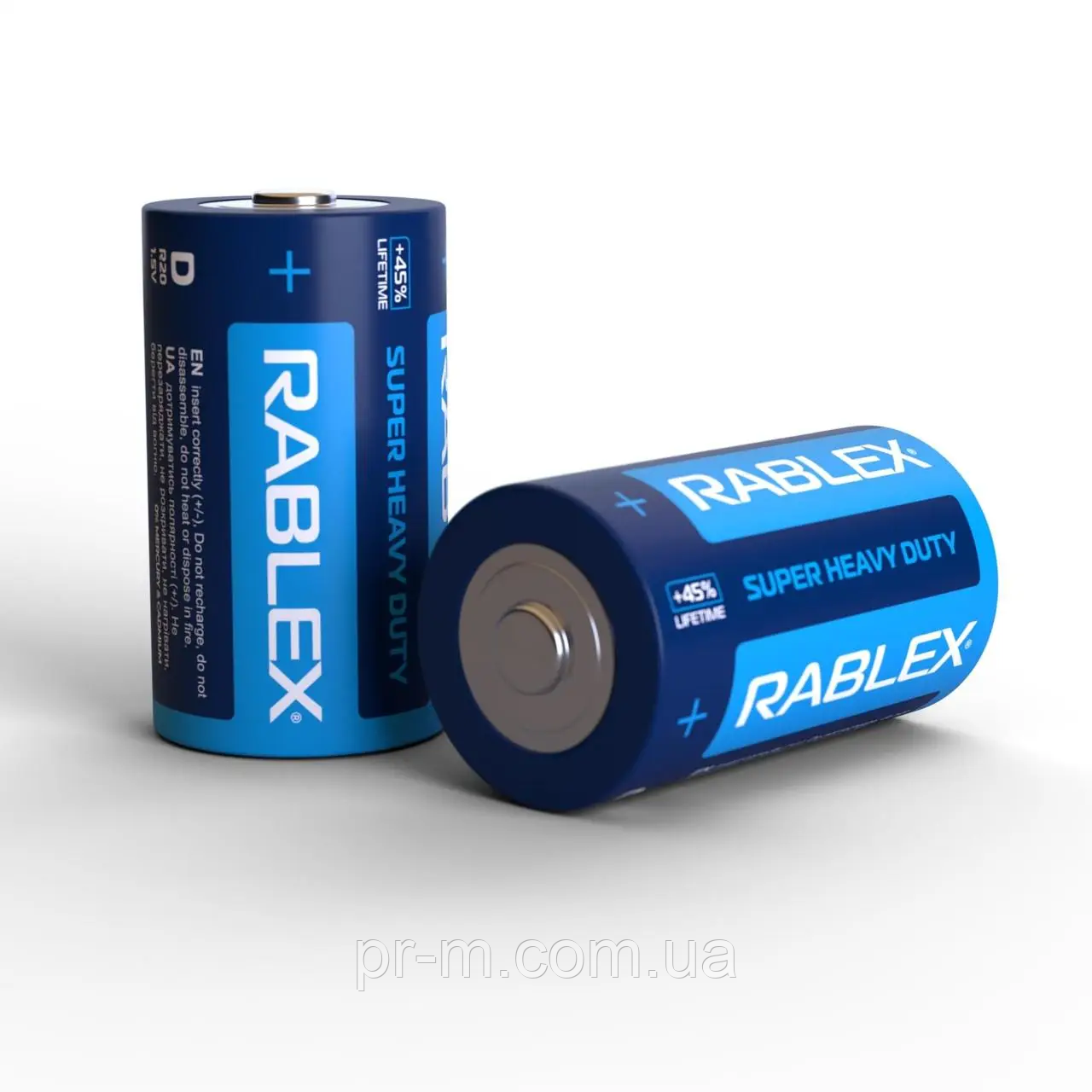 Батарейка RABLEX R20 D 20шт/уп (ціна за 2шт/пара)