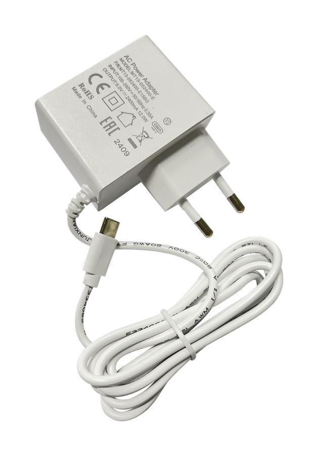 Блок живлення MikroTik MT13-052400-E15BG 5V 2.4A 12W (USB-C)