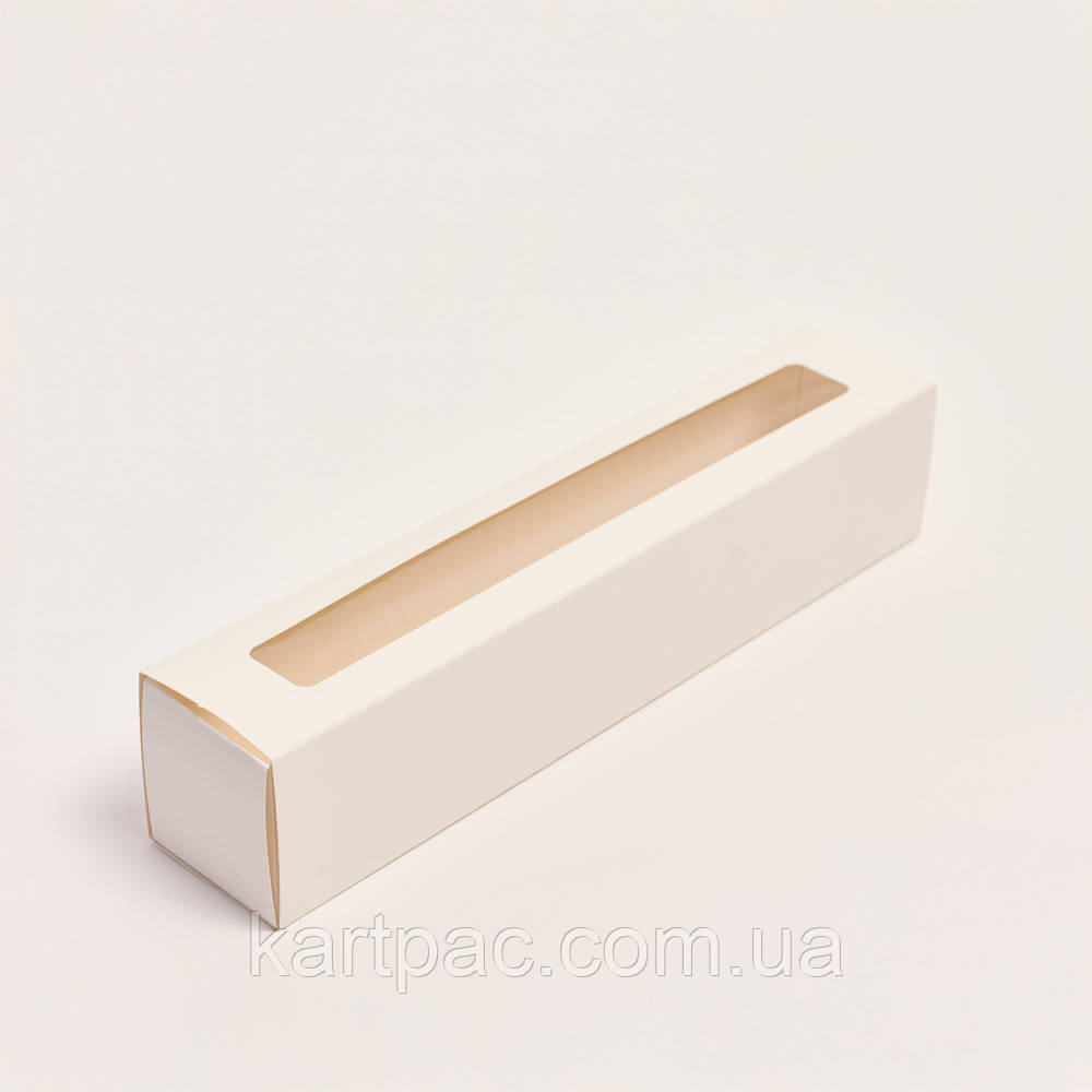 Коробка для Макарун із віконцем 300*55*60