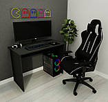 Геймерський комп'ютерний стіл, ігровий стіл з вирізом, стіл для ПК, фото 3