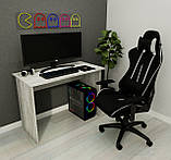 Геймерський комп'ютерний стіл, ігровий стіл з вирізом, стіл для ПК, фото 5