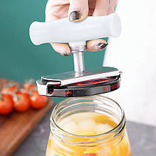 Відкривалка для скляних банок та пляшок BN-089 універсальна, Білий (2358)