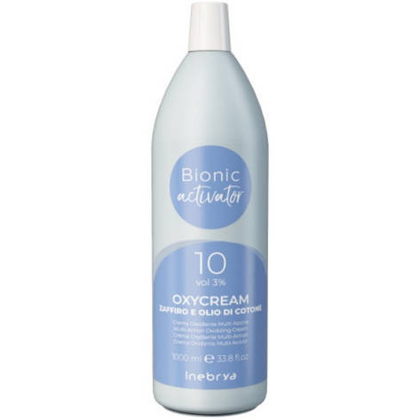 Крем-окислювач сапфір-кoлаген Inebrya Bionic 10 Vol Oxycream Zaffiro-Collagene 3% 1000 мл (1001522), фото 1