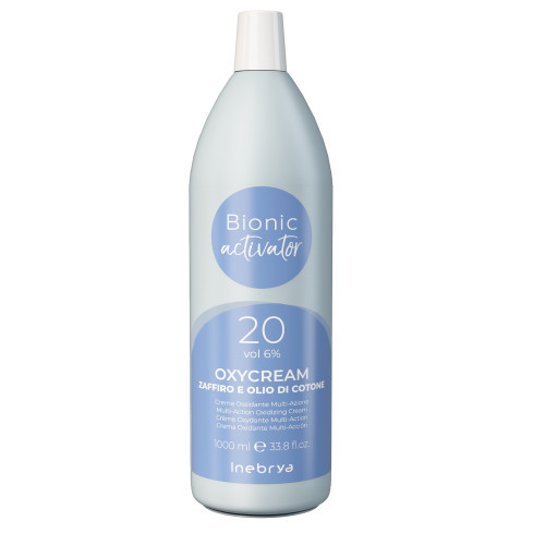 Крем-окислювач сапфір-кoлаген Inebrya Bionic 20 Vol Oxycream Zaffiro-Collagene 6% 1000 мл (1001523)