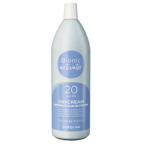 Крем-окислювач сапфір-кoлаген Inebrya Bionic 20 Vol Oxycream Zaffiro-Collagene 6% 1000 мл (1001523), фото 1