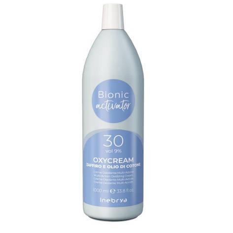 Крем-окислювач сапфір-кoлаген Inebrya Bionic 30 Vol Oxycream Zaffiro-Collagene 9% 1000 мл (1001524), фото 1