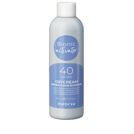Крем-окислювач сапфір-кoлаген Inebrya Bionic 40 Vol Oxycream Zaffiro-Collagene 12% 150 мл (1001529), фото 1