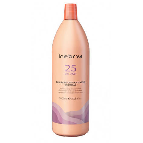Окислювальна емульсія 25 Vol Inebrya Violet Oxydizing Emulsion Cream 75% 1000мл (1026446), фото 1