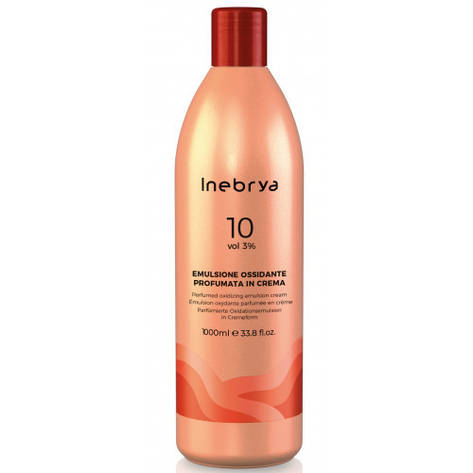 Парфумована окислювальна емульсія Inebrya Color 10 Vol Oxidizing Perfumed Emulsion Cream 3% 1000 мл (1006200), фото 1