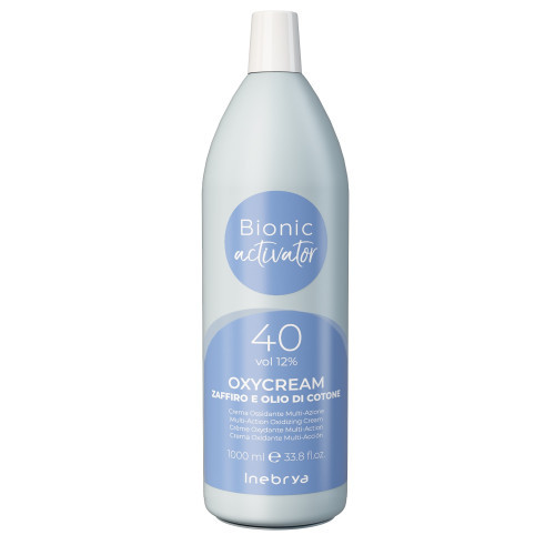 Крем-окислювач сапфір-кoлаген Inebrya Bionic 40 Vol Oxycream Zaffiro-Collagene 12% 1000 мл (1001525)