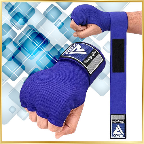 Спортивні бинти рукавиці для тренувань з гелевими подушками червоні RDX IS2 Inner Straps розмір XL, фото 1