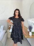 Літнє коротке плаття великих розмірів (р.48-58). Арт-2808/2, фото 9