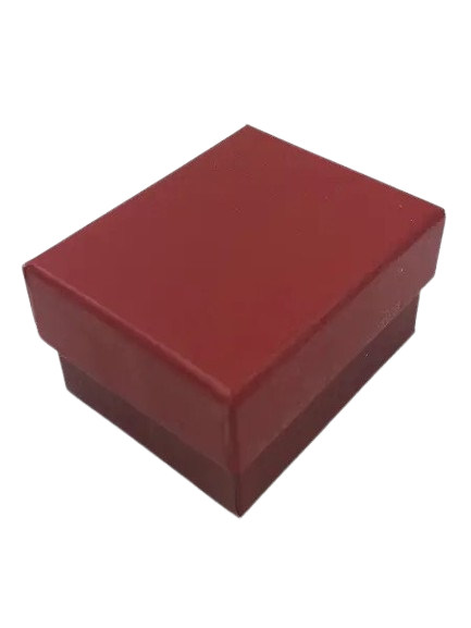 Футляр для каблучки картонний ТТ-100 бордовий, фото 1