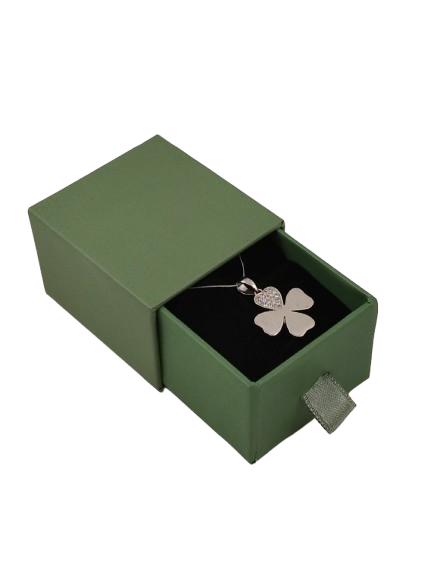 Футляр для каблучки картонний ТЛК-100 хакі, фото 1