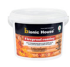 Укрывное вогнезахисне средствово для дерева FIREPROOF COATING / Фаерпруф Котинг (уп. 10 кг)