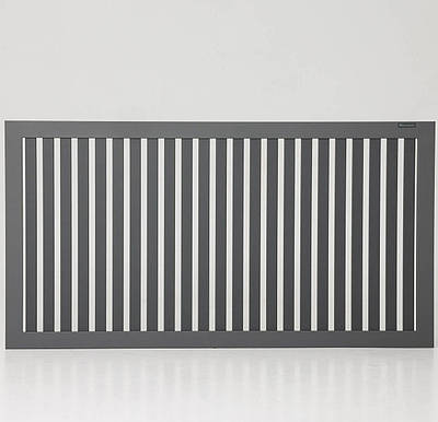 Декоративна решітка на батарею "Форест", колір Титан