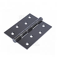 Петля врізна універсальна Ricardo Borelli 100х75х2.5 мм на підшипниках MB матовий чорний