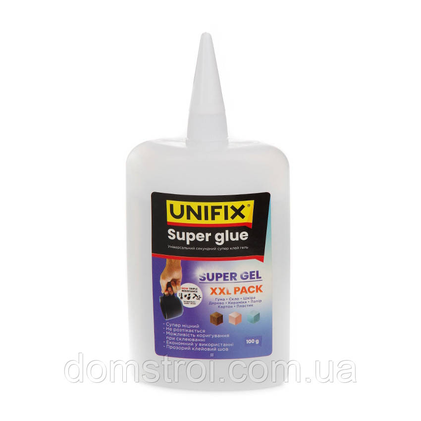 Суперклей гель универсальный UNIFIX 705 (100 мл)