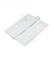 Петля врізна універсальна Ricardo Borelli 100х75х2.5 мм на підшипниках MW матовий білий