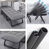 Компактне розкладне ліжко 200 x 66 x 30 см Кемпінгове туристичне ліжко, фото 5