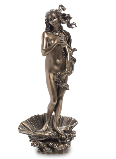 Декоративна статуетка "Народження Венери" з полістоуну від італійського бренду Veronese 28,5 см, фото 1