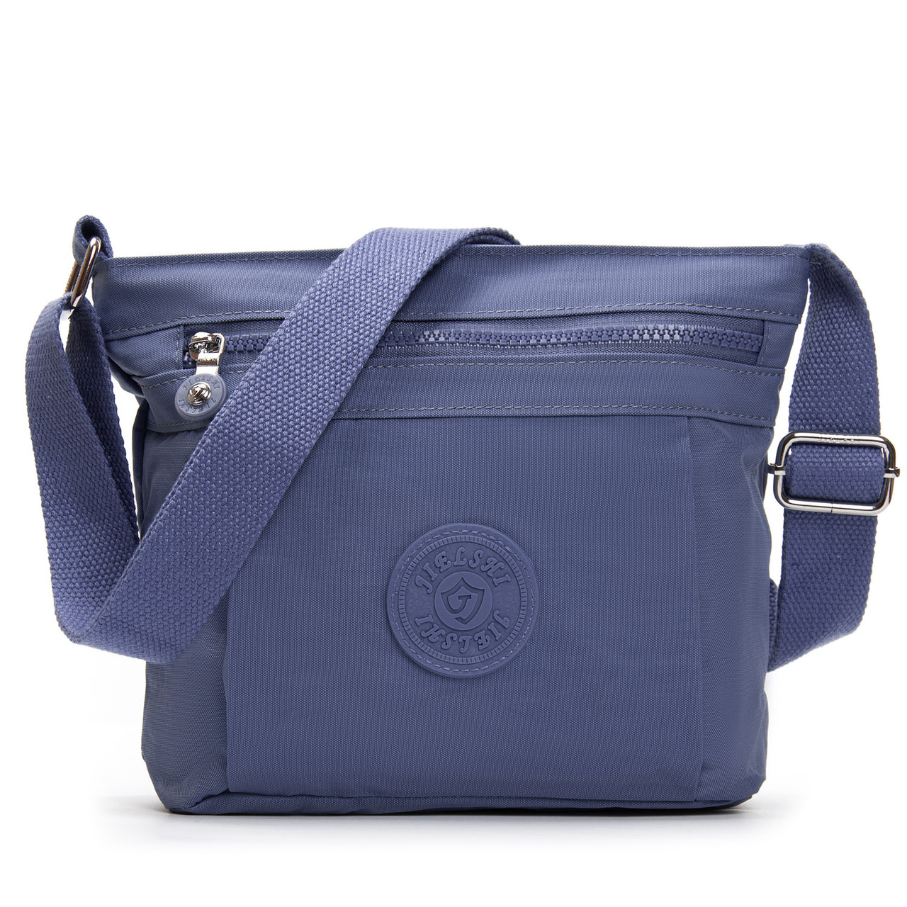 Сумка жіноча крос-боді текстильна поліамід Jielshi 1916 l.blue