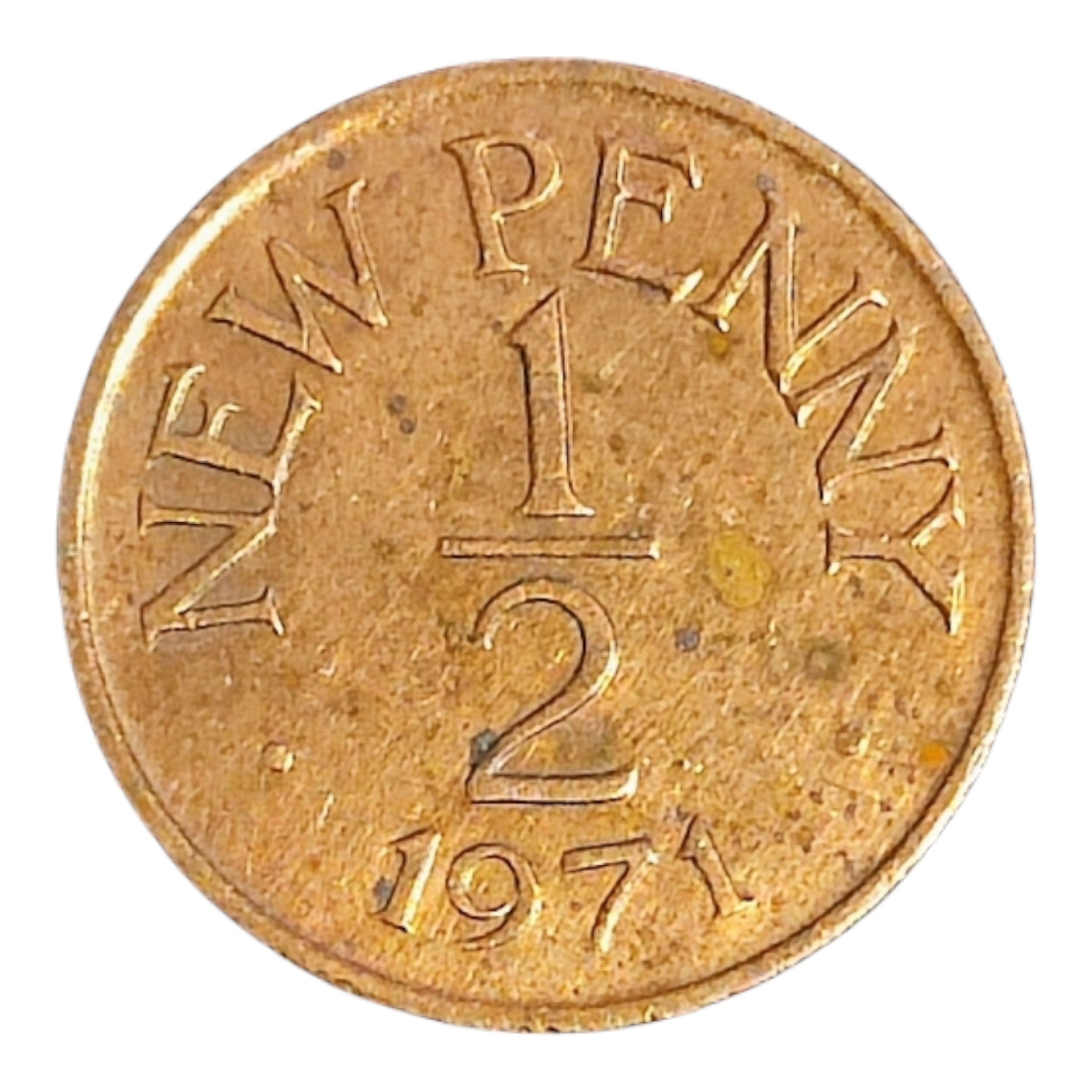 Гернсі ½ нового пенні, 1971