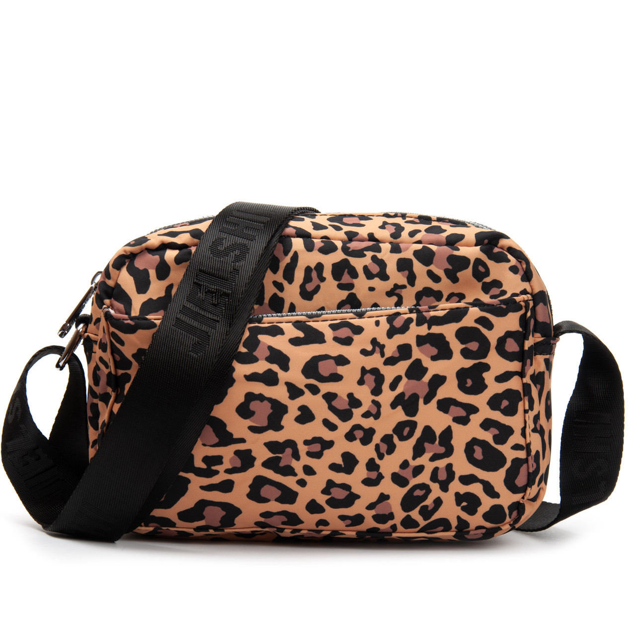 Сумка жіноча крос-боді текстильна поліамід Jielshi H6-09 leopard print