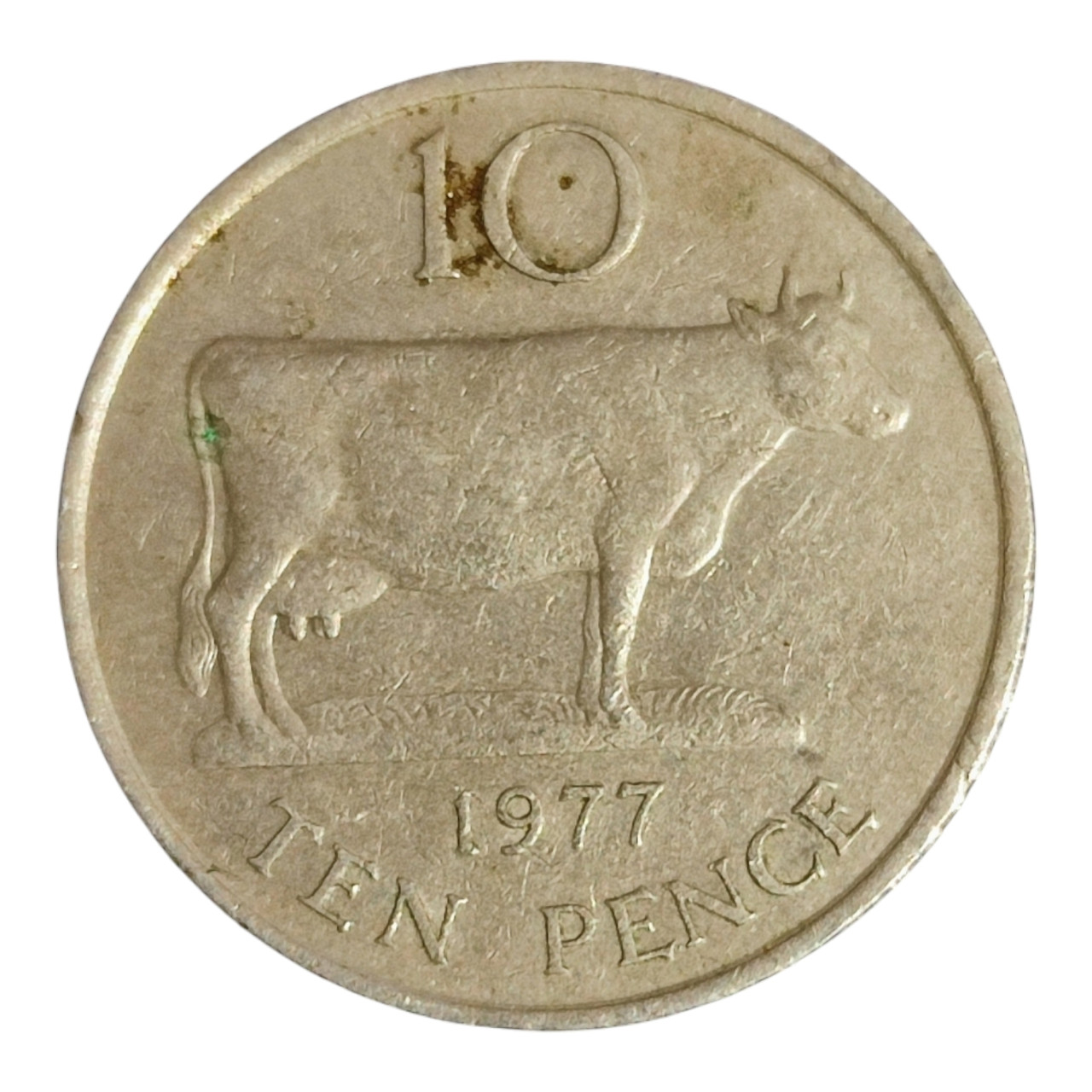 Гернсі 10 пенсів, 1977