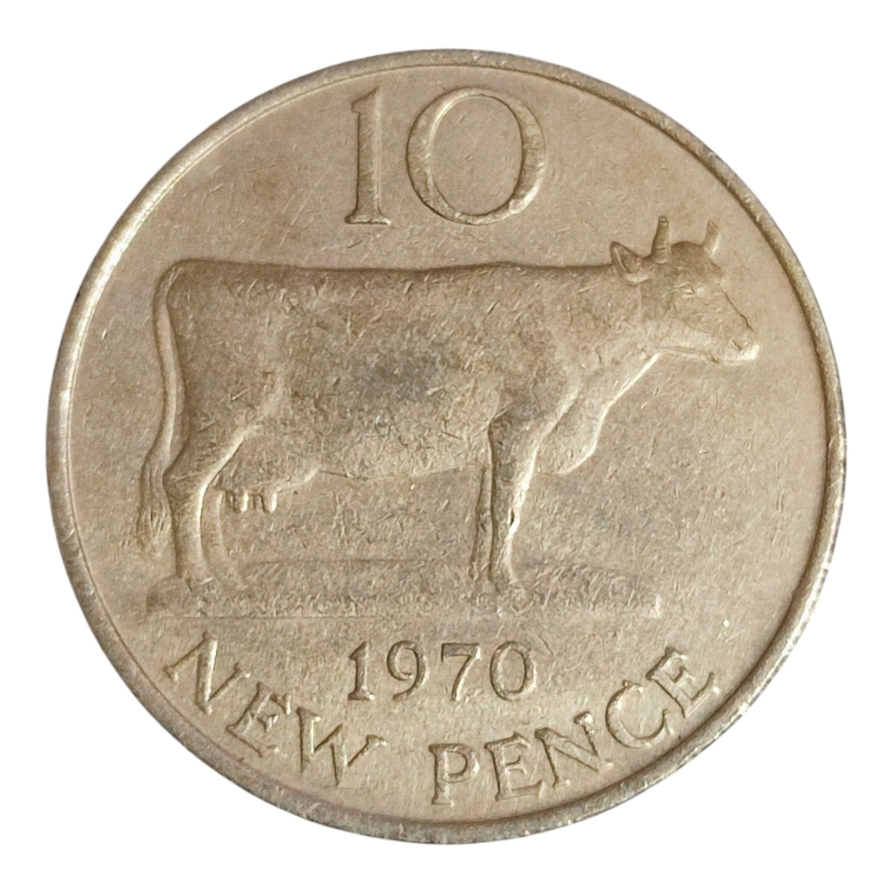 Гернсі 10 нових пенсів, 1970
