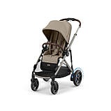 Коляска прогулянкова Cybex eGazelle з електроприводом, Almond Beige, фото 3