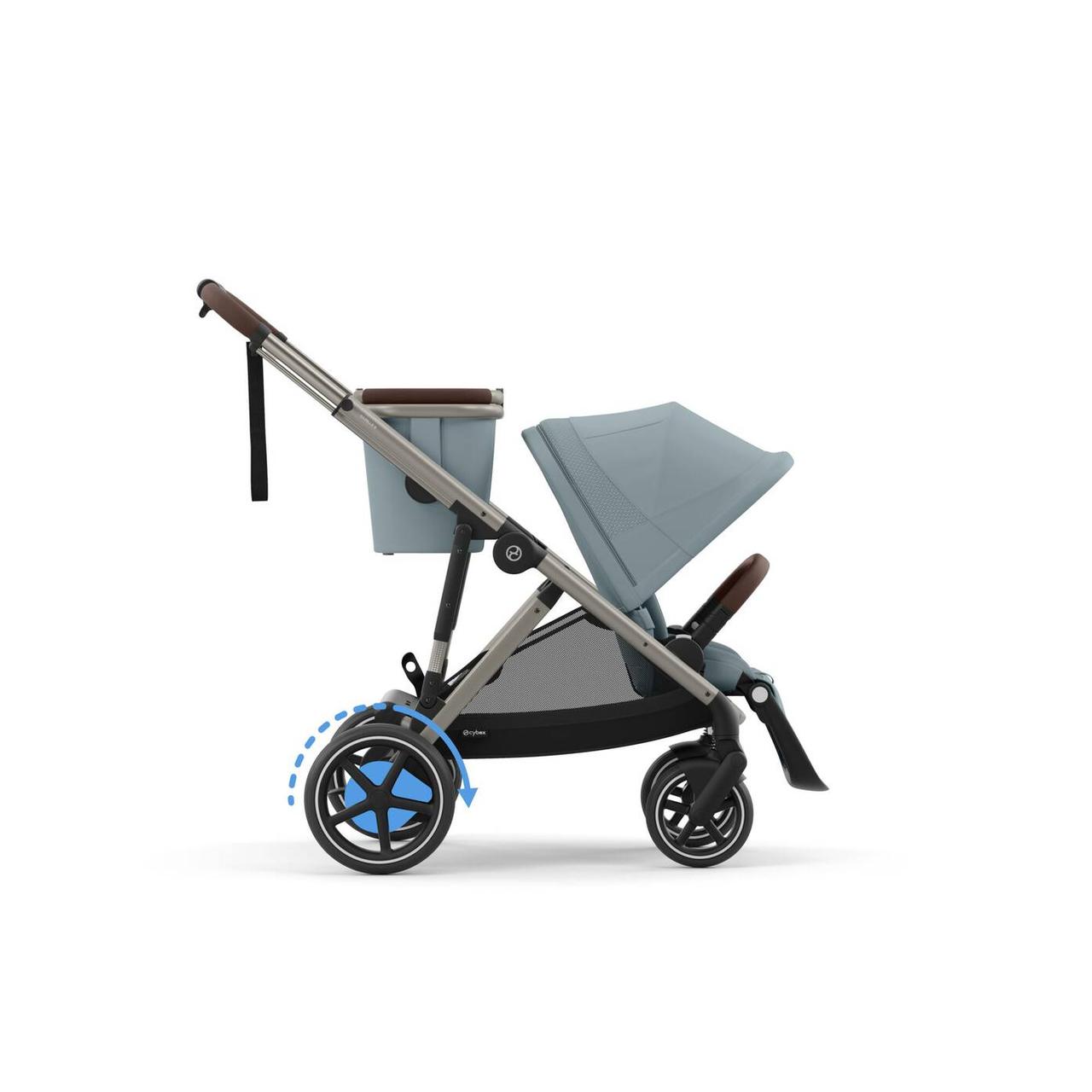 Коляска прогулянкова Cybex eGazelle з електроприводом, Stormy Blue