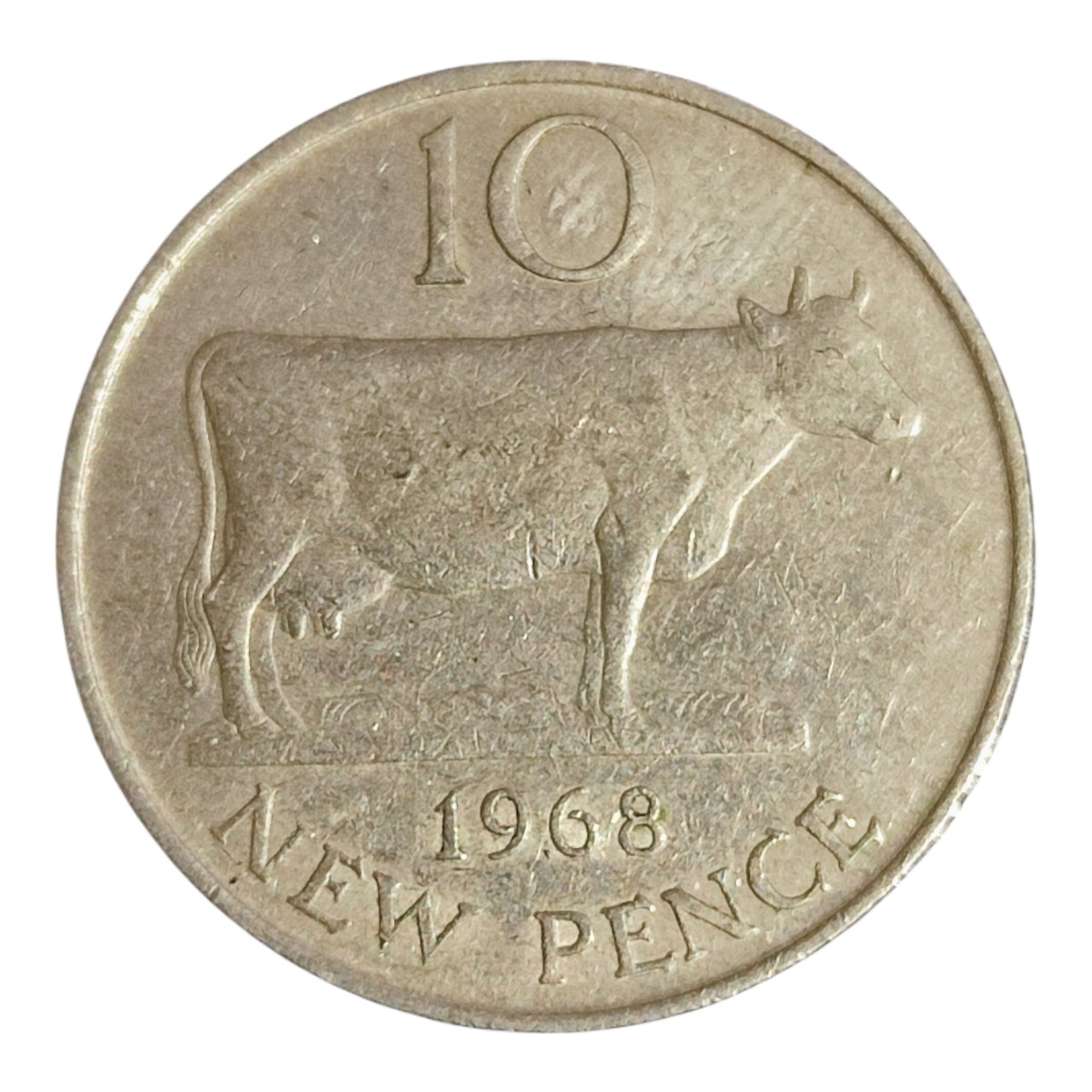 Гернсі 10 нових пенсів, 1968