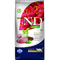 Сухий дієтичний корм Farmina N&D Quinoa Digestion для дорослих котів у разі порушень травлення, ягня та кіноа 5 кг