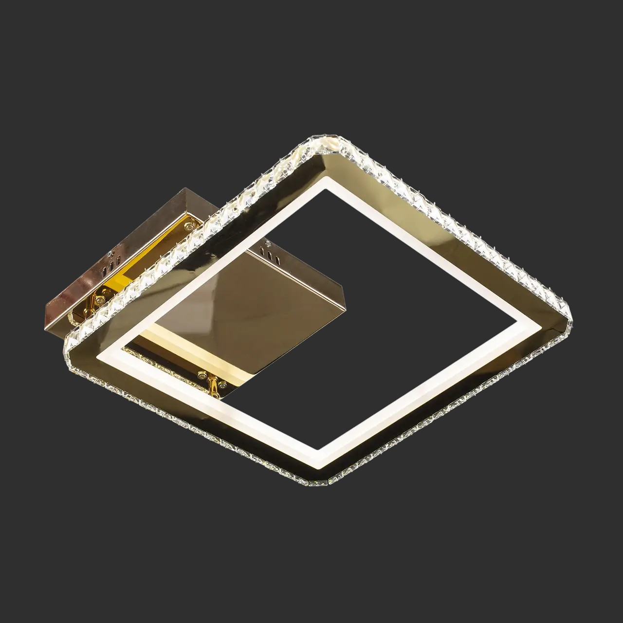 Люстра світлодіодна з кришталем 80W на 17 кв.м. SY-19380/1 GD, фото 1