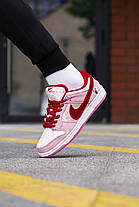 Кросівки Nike SB Dunk Low Strange Love Skateboards Кеди Найк СБ Данк рожеві унісекс демісезон, фото 6