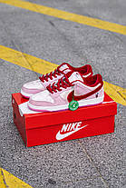 Кросівки Nike SB Dunk Low Strange Love Skateboards Кеди Найк СБ Данк рожеві унісекс демісезон, фото 5