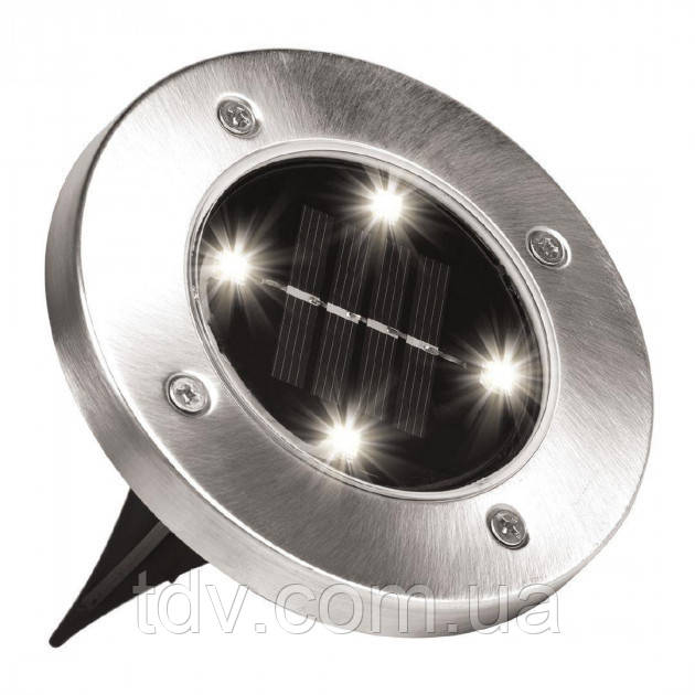 Світильник для доріжок, із сонячною батареєю, Solar Disk, 8 LED, DM8, садовий ліхтар, для освітлення подвір’я