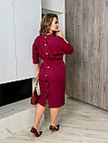 Суворе елегантне плаття великих розмірів у діловому стилі (р.48-58). Арт-2811/2, фото 5