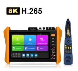 Тестер камер Монітор 7-дюймовий відеоспостереження ET-IPCH12ADH + 8MP IP CVI TVI AHD 8MP POE 12в