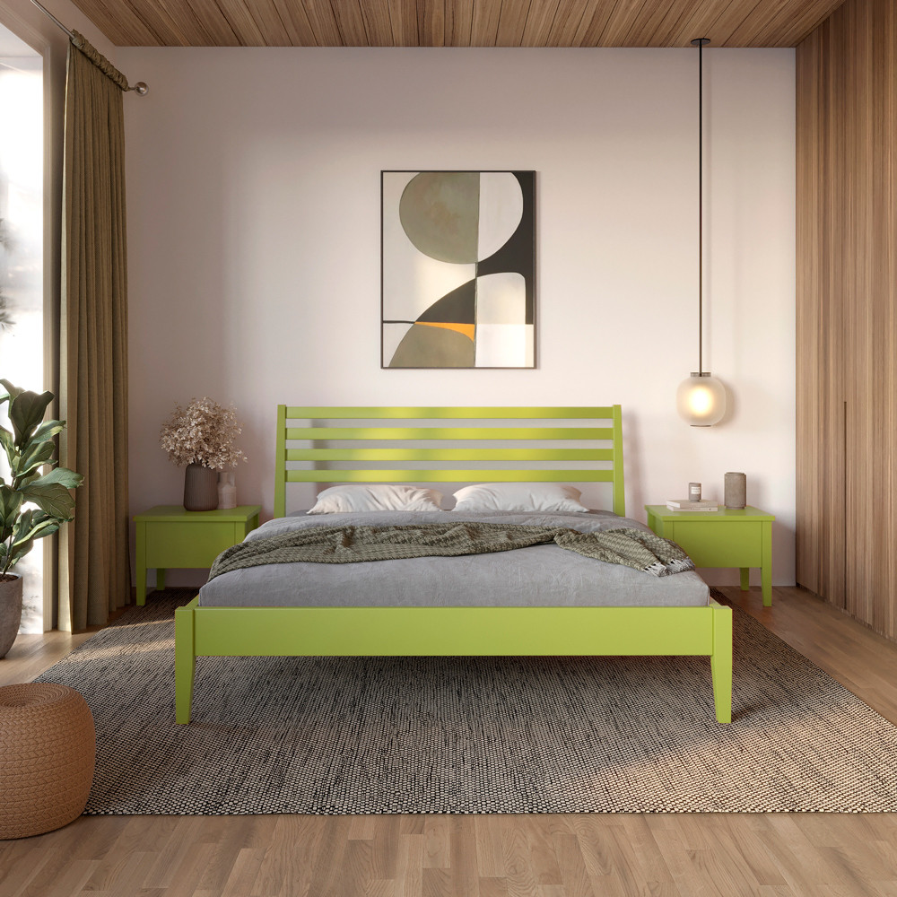 Полуторне ліжко Mebigrand Челсі Лайм (S3050G70Y) 120х200 см, фото 1