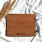 Крафтбук "Дерево з листям" з темною обкладинкою і чорними сторінками, фото 10